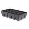 15-Cell Tray, Black 1 15-Cell Tray, Black -Gardener's Supply Company 35 696 deep root seedstarting trays