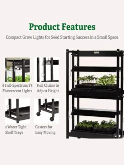 Compact 2-Tier SunLite® Garden 10 Compact 2-Tier SunLite® Garden -Gardener's Supply Company 39 414 4