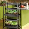 Compact 2-Tier SunLite® Garden -Gardener's Supply Company 39414 005 grow lights with two shelves small tif