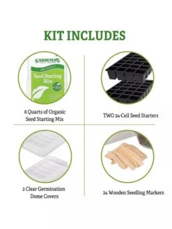 Organic GrowEase Seed Starting Success Kit 9 Organic GrowEase Seed Starting Success Kit -Gardener's Supply Company 8592393 4