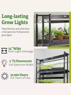 High Intensity 3-Tier SunLite® Garden -Gardener's Supply Company 8593944 6