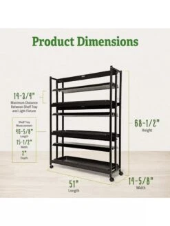 LED SunLite® 3-Tier Garden -Gardener's Supply Company 8595554 2