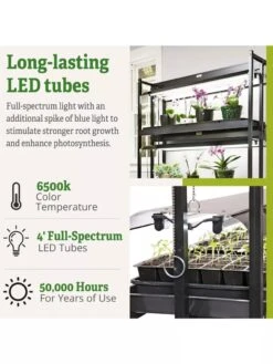 LED SunLite® High Intensity 3-Tier Garden -Gardener's Supply Company 8596024 7