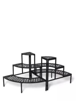 Quarter-Round Lattice Plant Stand -Gardener's Supply Company 8596372 6792 tif