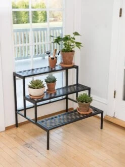 Rectangular Lattice Plant Stand