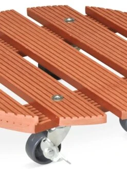 Round Waterproof Planter Caddy, 11-1/2" -Gardener's Supply Company 8596658 001V tif