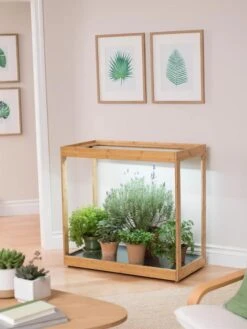 Medium Bamboo LED Grow Light Garden -Gardener's Supply Company 8597883 9271 tif