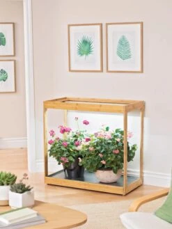 Medium Bamboo LED Grow Light Garden -Gardener's Supply Company 8597883 9279 tif