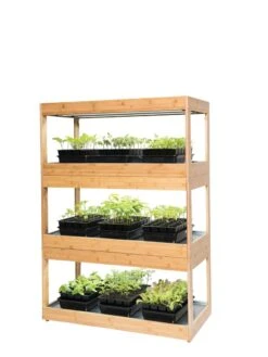 Bamboo LED Grow Light Garden For Succulents And Seeds -Gardener's Supply Company 8598084 7785 tif