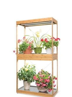 Bamboo Display LED Grow Light Garden 16 Bamboo Display LED Grow Light Garden -Gardener's Supply Company 8598086 4001 tif