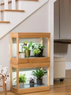 Bamboo Mini LED Grow Light Garden -Gardener's Supply Company 8599624 12746 tif