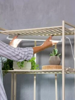 Oslo 4-Tier LED Grow Light Garden -Gardener's Supply Company 8609220 4123 tif