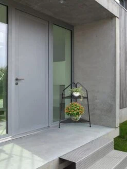 Modern Metal Plant Shelves -Gardener's Supply Company 8609226 01V tif