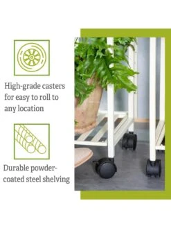 Oslo 4-Tier LED Grow Light Garden -Gardener's Supply Company 8610473 6