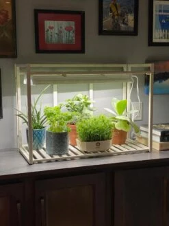 Oslo 1-Tier LED Grow Light Garden -Gardener's Supply Company 8611002 01IN tif