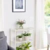 Oslo 2-Tier Plant Stand With Folding Shelves 2 Oslo 2-Tier Plant Stand With Folding Shelves -Gardener's Supply Company 8611766 0043 tif