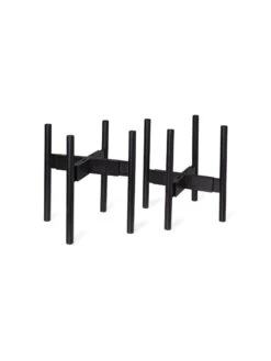 Adjustable Bamboo Plant Stand, Set Of 2 -Gardener's Supply Company 8613292 5782