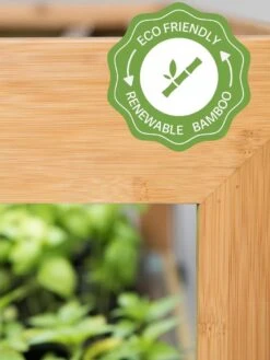 Bamboo LED Grow Light Garden For Succulents And Seeds -Gardener's Supply Company bamboo grow light icon 3 4 2